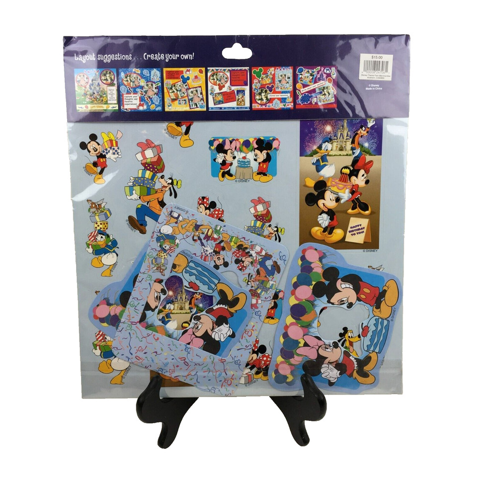 Disney New Mickey Scrapbook Stickers Disneyland Disney World Minnie Mouse Goofy